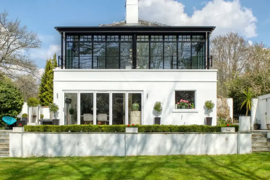 Modern UK home featuring aluminium windows and doors, ideal when planning new windows and doors in 2026.