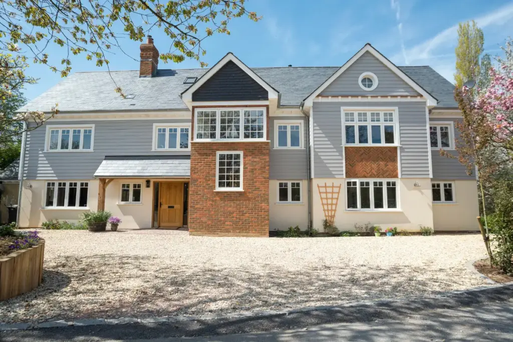 Evolution timber alternative windows installed on a full house renovation in the UK