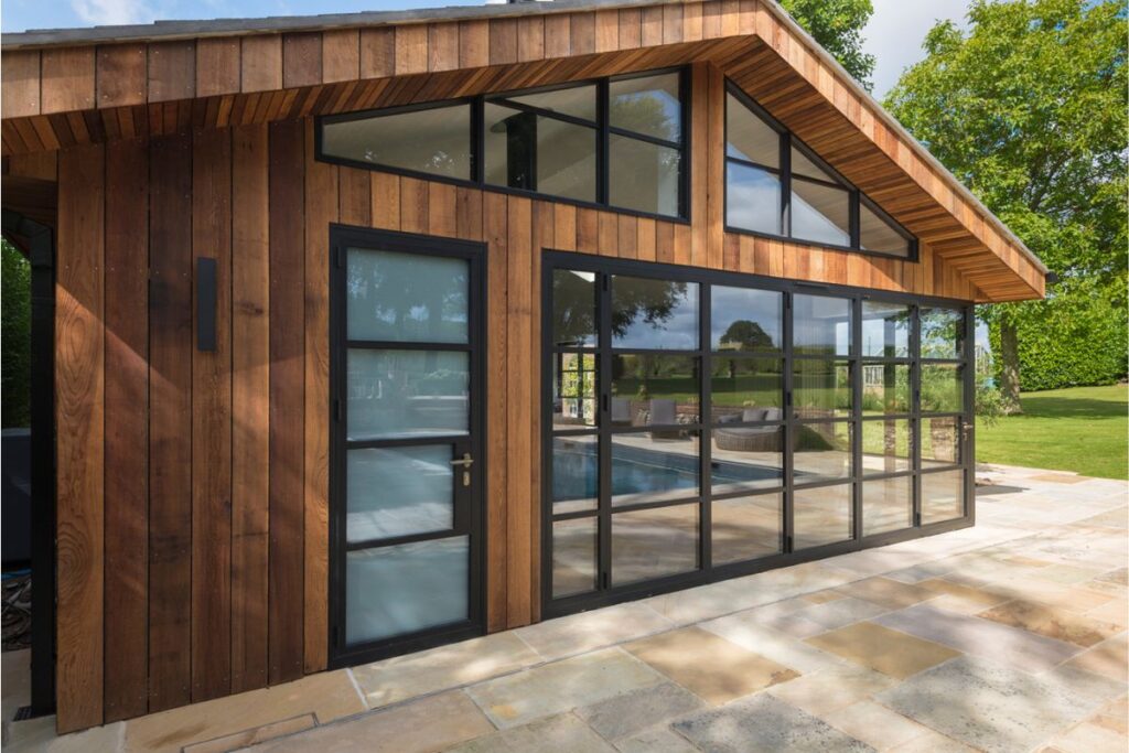 Origin Soho aluminium windows as a Crittall replacement on a contemporary property in Buckinghamshire